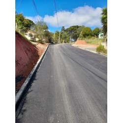 Primeira etapa da pavimentação da Rua Antônio Gitcoski foi concluída